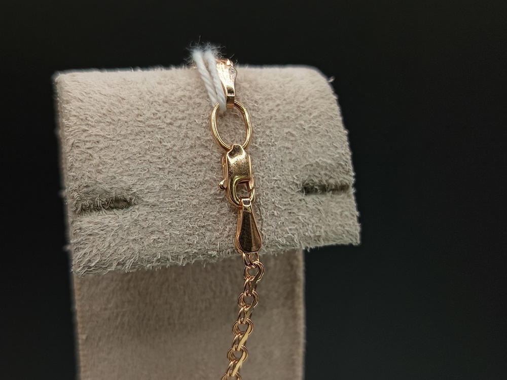 БРАСЛЕТ ПУСТОТЕЛЫЙ Кардинал (Au 585)