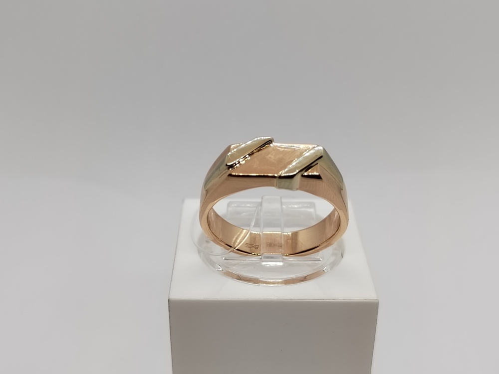 01-0037 КОЛЬЦО ПЕЧАТКА без камня (Au 585)