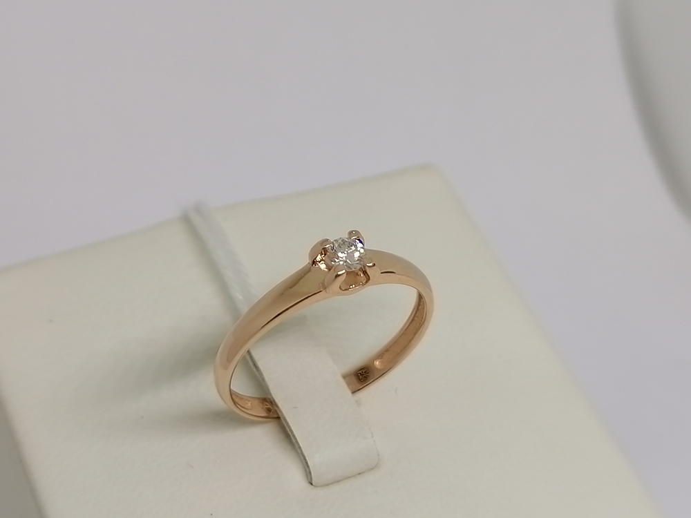 КОЛЬЦО БРИЛЛИАНТ Au 585