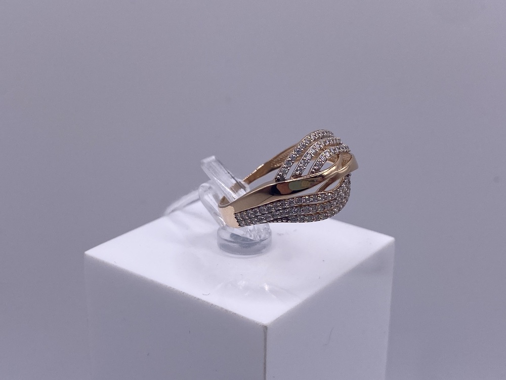 КОЛКМИ585 КОЛЬЦО С КАМНЯМИ (Au 585)