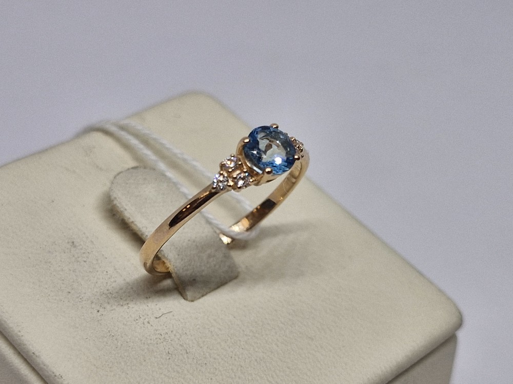 КОЛКМИ585 КОЛЬЦО С КАМНЯМИ (Au 585)