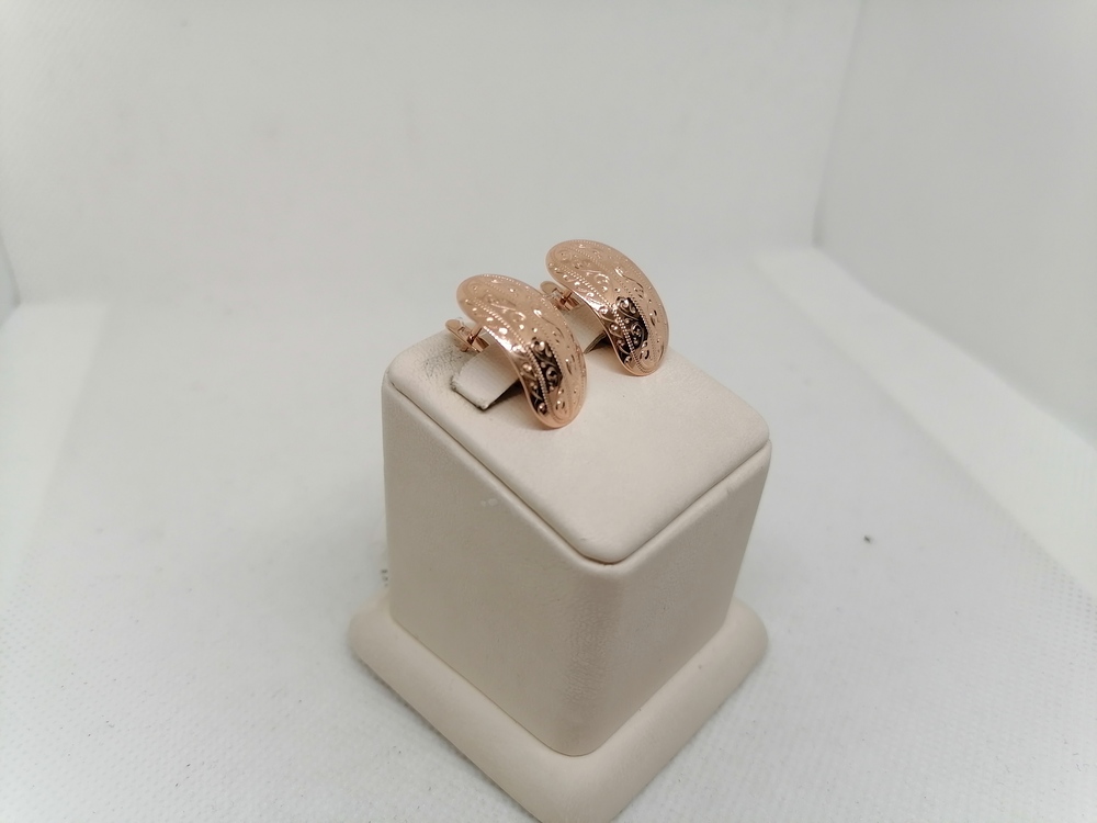 СЕРЬГИ БЕЗ КАМНЯ (Au 585)