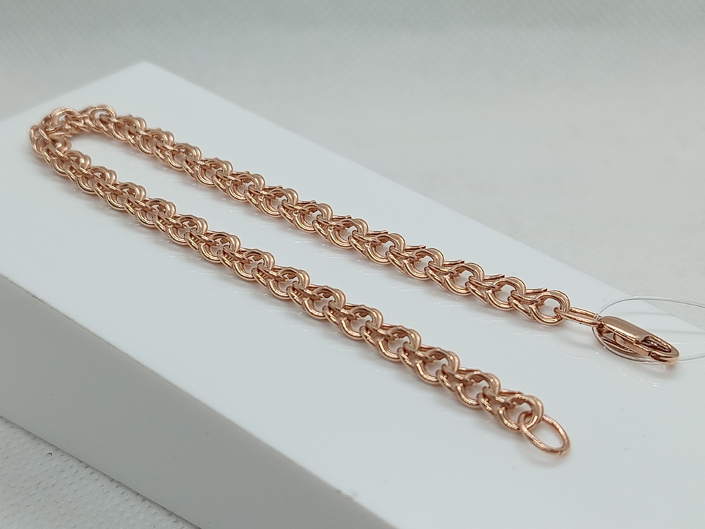 БРАСЛЕТ ПУСТОТЕЛЫЙ Бисмарк (Au 585)