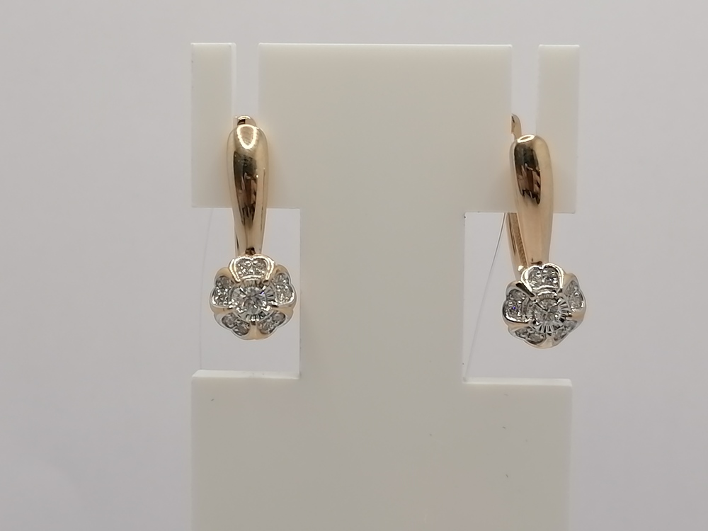 СЕРЬГИ БРИЛЛИАНТ (Au 585)