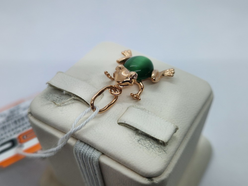 ПОДКМИ585 ПОДВЕСКА С КАМНЯМИ (Au 585)