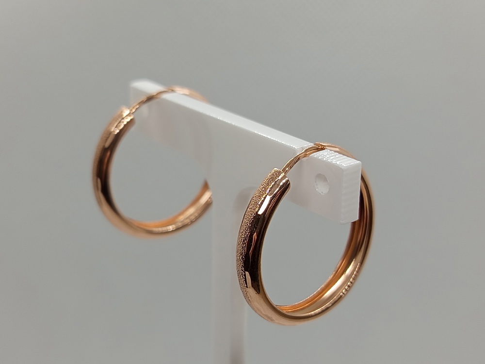 СКОН585 СЕРЬГИ КОНГО (Au 585)