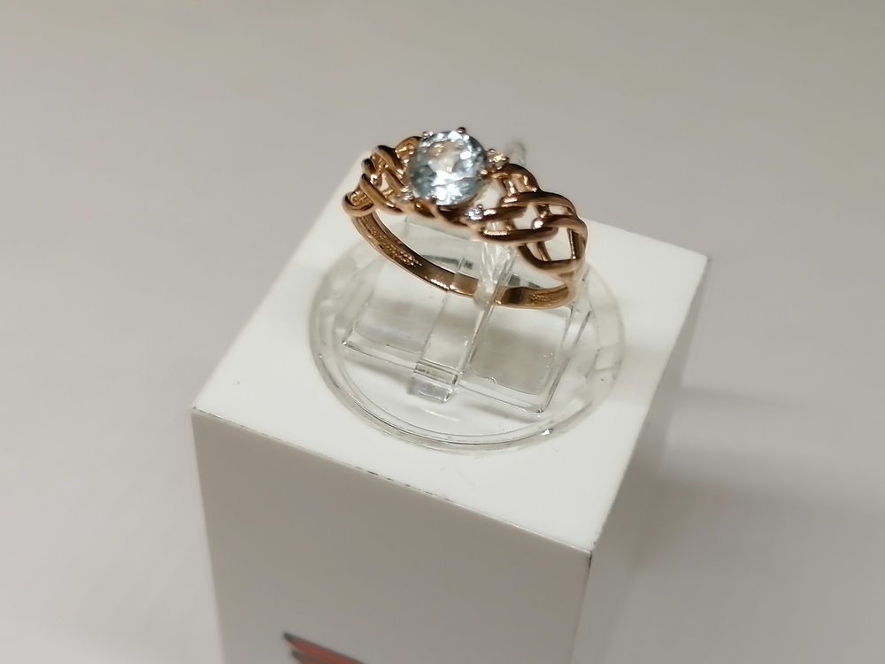 КОЛКМИ585 КОЛЬЦО С КАМНЯМИ (Au 585)