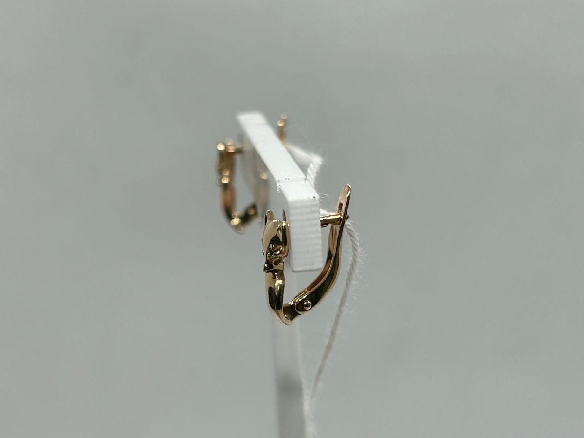 СКМИ585 СЕРЬГИ С КАМНЯМИ (Au 585)