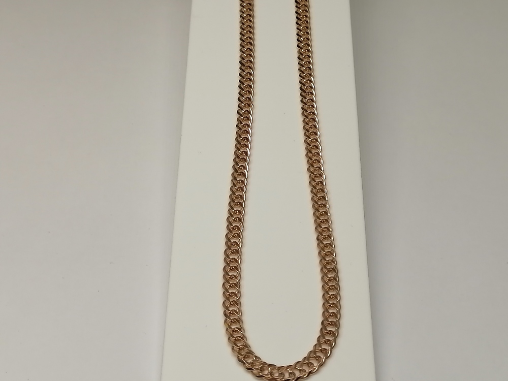 ЦЕПЬ ПОЛНОВЕСНАЯ Ромб двойной (Au 585)