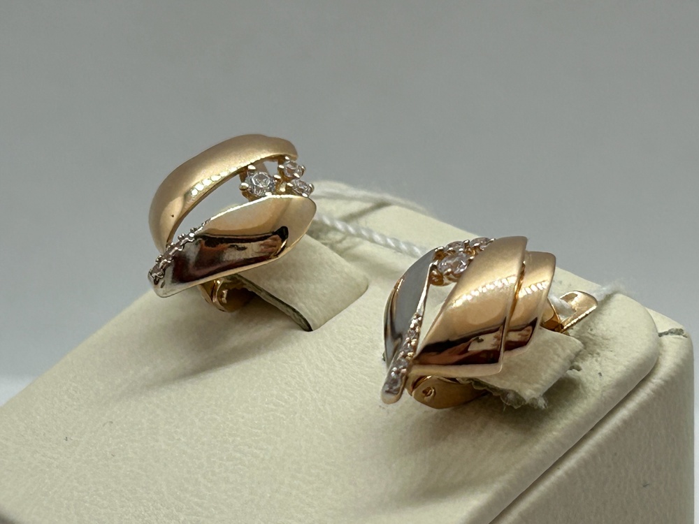 СЕРЬГИ С КАМНЯМИ (Au 585)