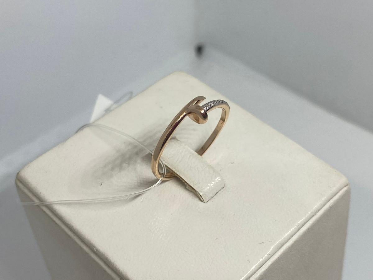 018681 КОЛЬЦО С КАМНЯМИ (Au 585)