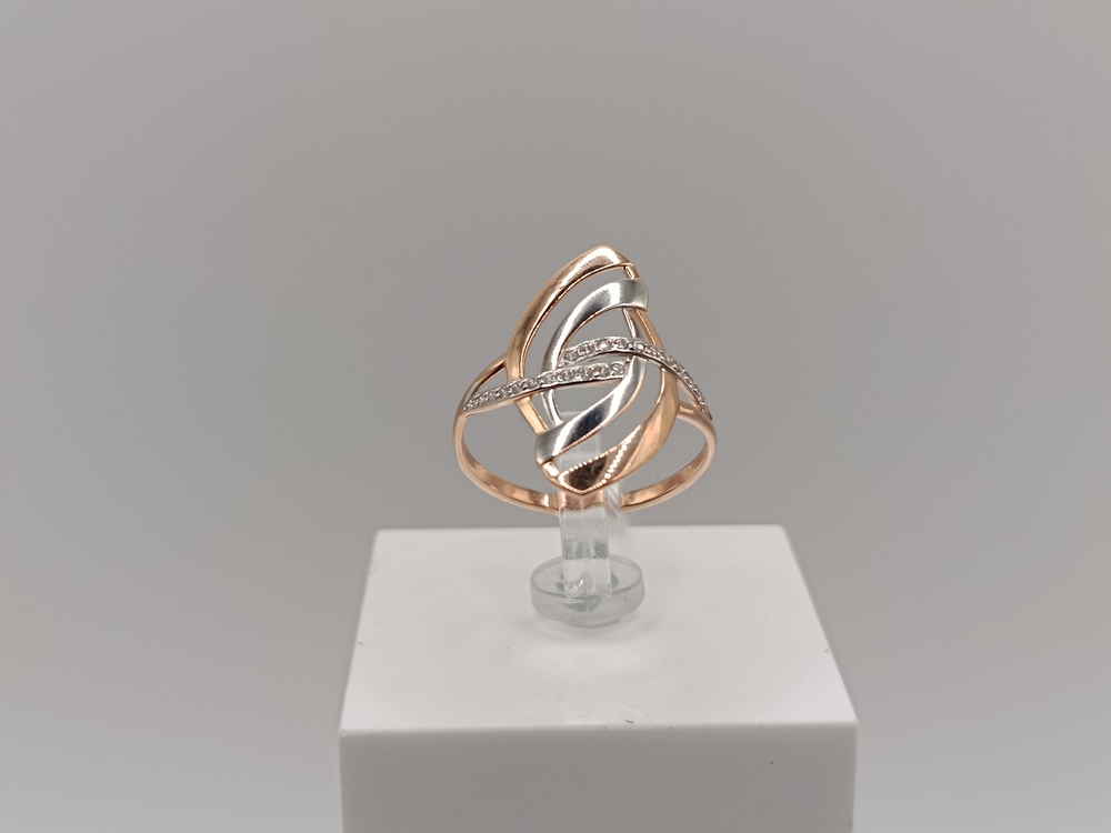 КОЛКМИ585 КОЛЬЦО С КАМНЯМИ (Au 585)