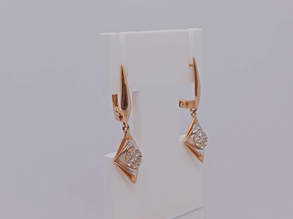 СЕРЬГИ С КАМНЯМИ (Au 585)