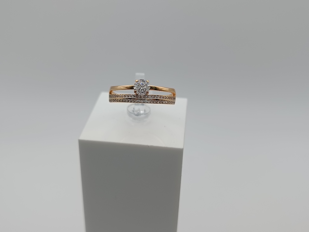 КОЛКМИ585 КОЛЬЦО С КАМНЯМИ (Au 585)