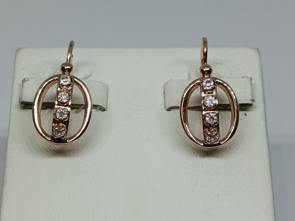 СКМИ585 СЕРЬГИ С КАМНЯМИ (Au 585) СКМИ585 СЕРЬГИ С КАМНЯМИ (Au 585)