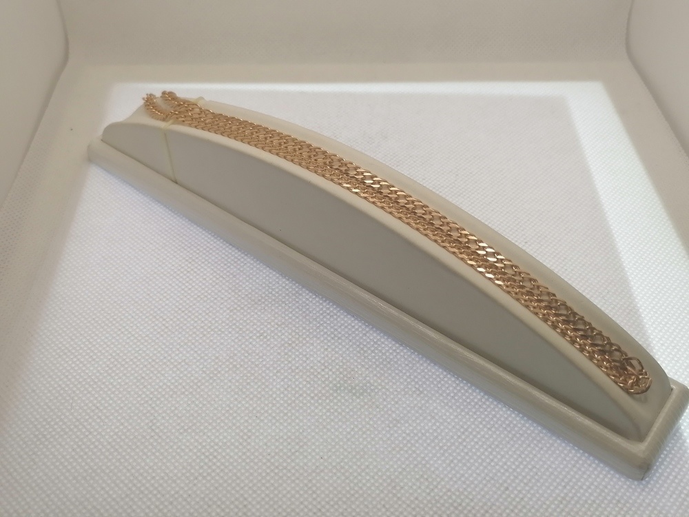 ЦЕПЬ ПОЛНОВЕСНАЯ Ромб двойной (Au 585)