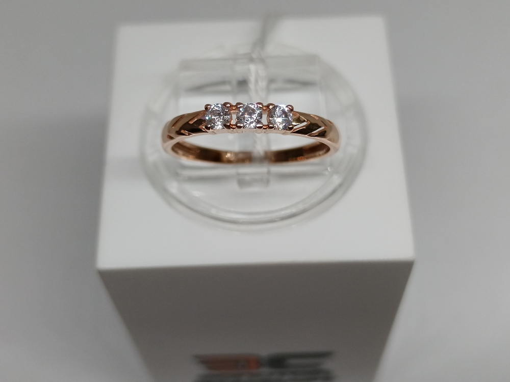 КОЛКМИ585 КОЛЬЦО С КАМНЯМИ (Au 585)