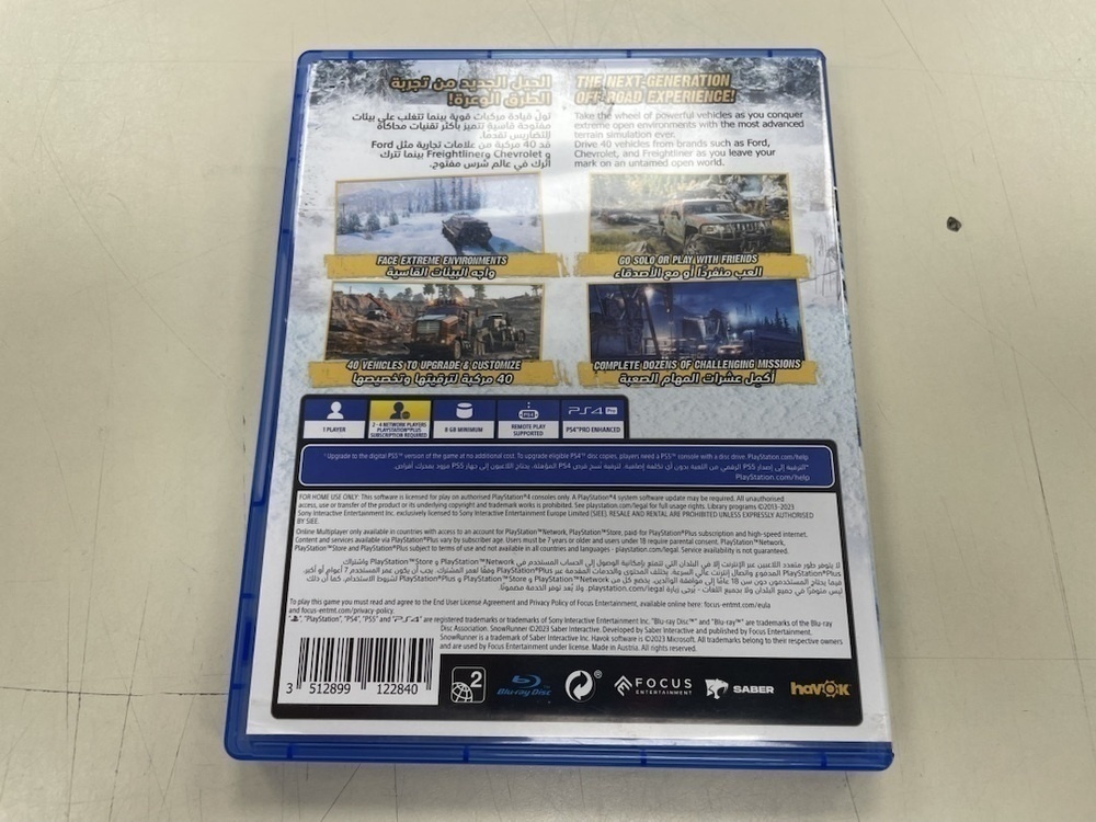 Игра Playstation 4 Snowrunner