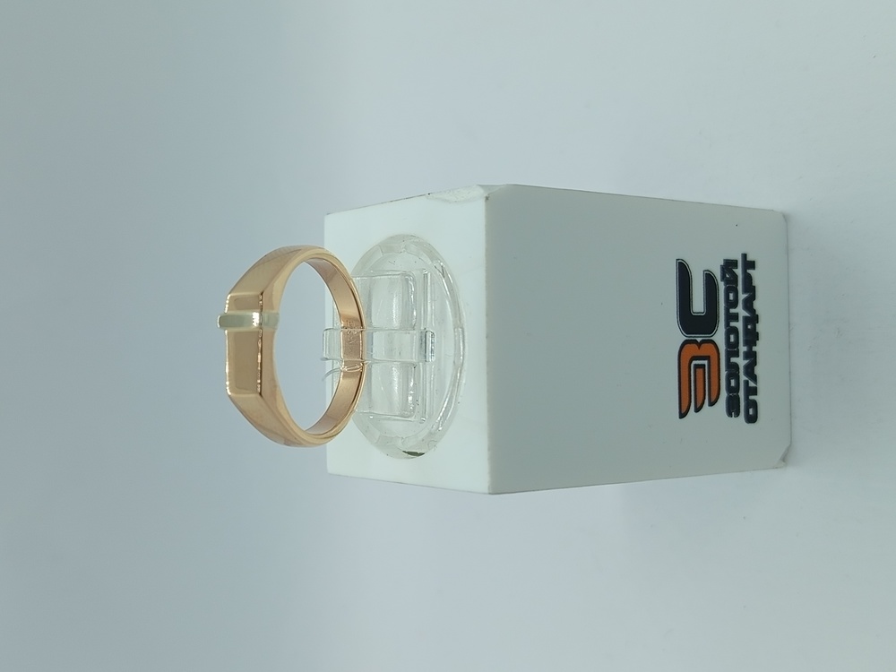 01-0050 КОЛЬЦО ПЕЧАТКА без камня (Au 585)