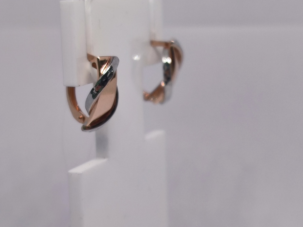 СЕРЬГИ БЕЗ КАМНЯ (Au 585)