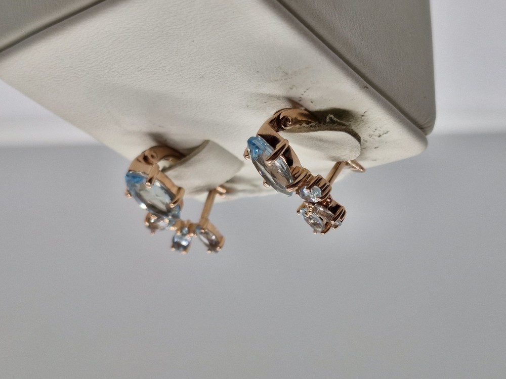 СЕРЬГИ С КАМНЯМИ (Au 585)