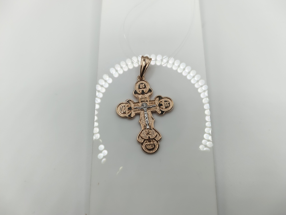 ПОДВЕСКА КРЕСТ (Au 585)