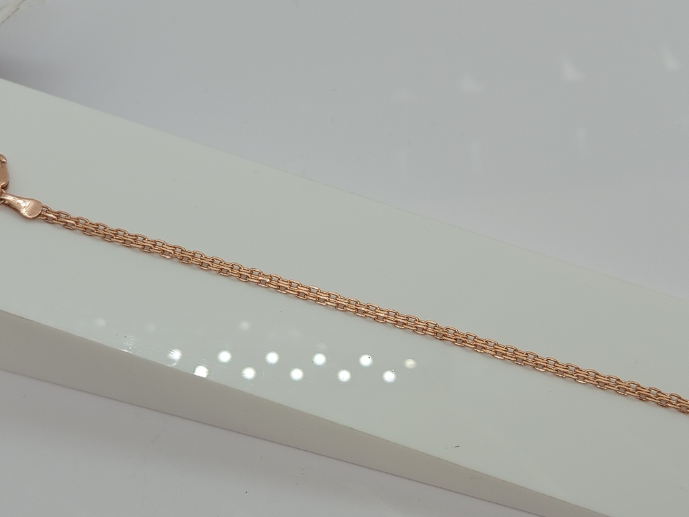 630505020 БРАСЛЕТ ПУСТОТЕЛЫЙ Бисмарк машинный (Au 585)