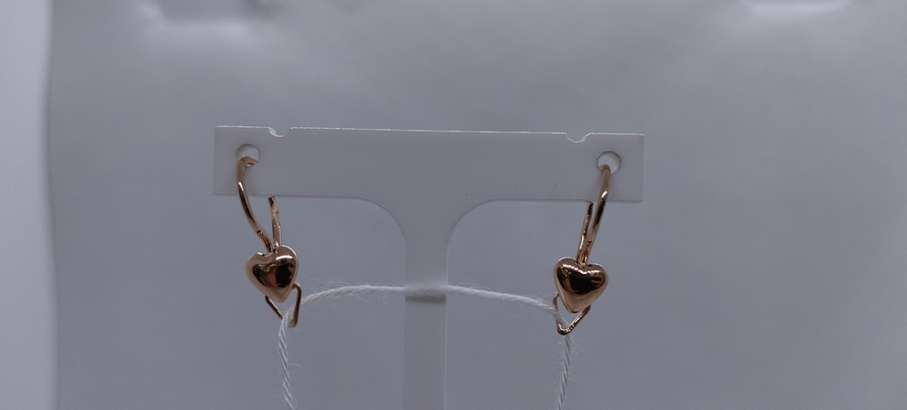 СБКМ585 СЕРЬГИ БЕЗ КАМНЯ (Au 585)