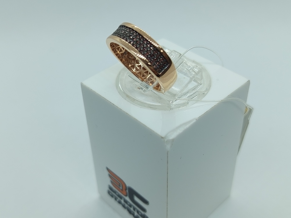 КОЛЬЦО С КАМНЯМИ (Au 585)