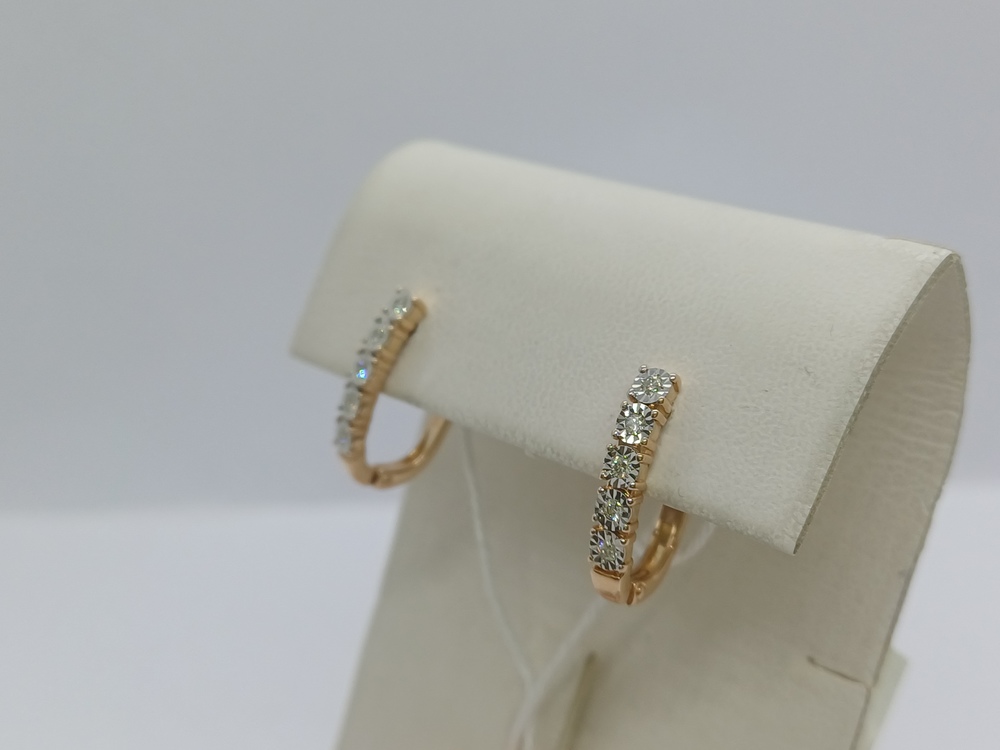 СЕРЬГИ БРИЛЛИАНТ (Au 585)