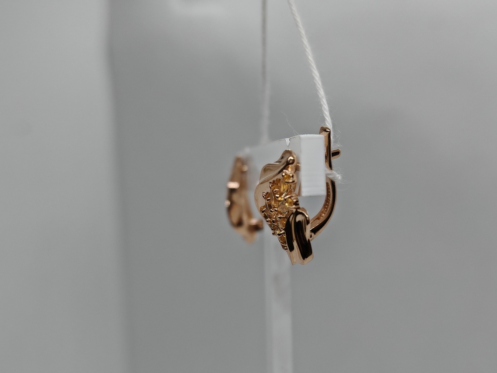 СЕРЬГИ С КАМНЯМИ (Au 585)