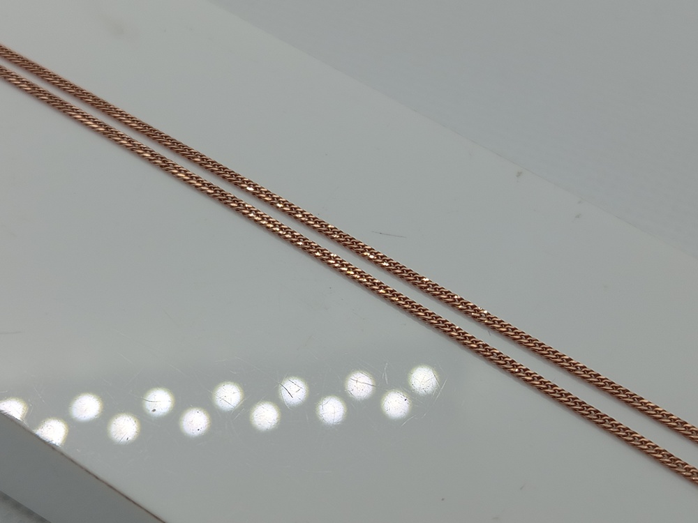 ЦЛР2375 ЦЕПЬ ПОЛНОВЕСНАЯ Ромб двойной (Au 375)