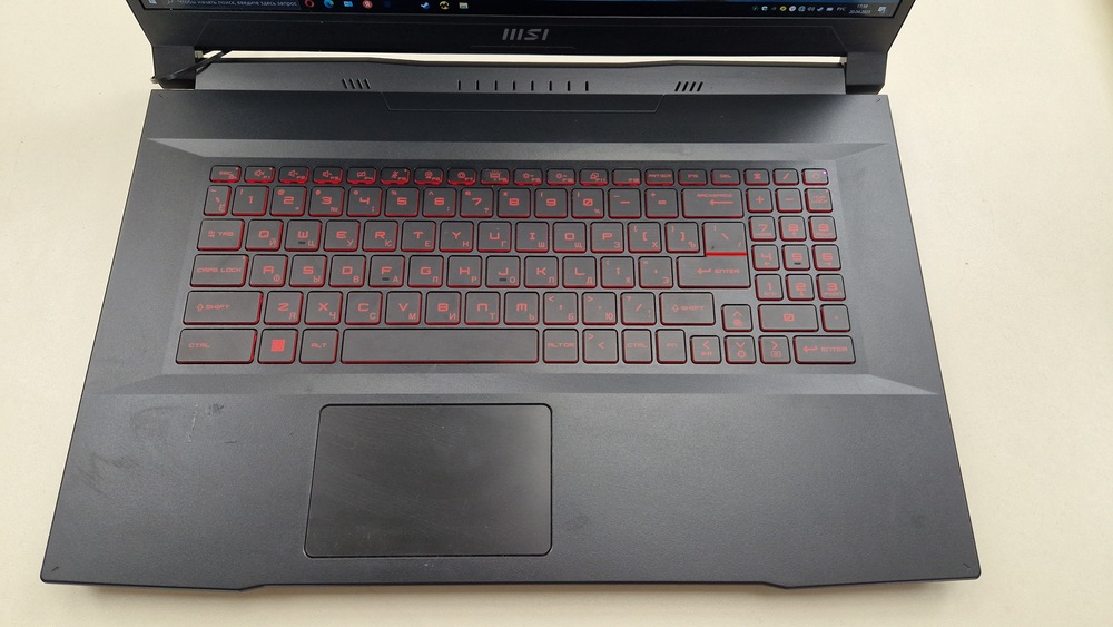 Ноутбук MSI GF76;  Core I5-11400H, GeForce RTX 3050, 8 Гб, 480 Гб, Нет