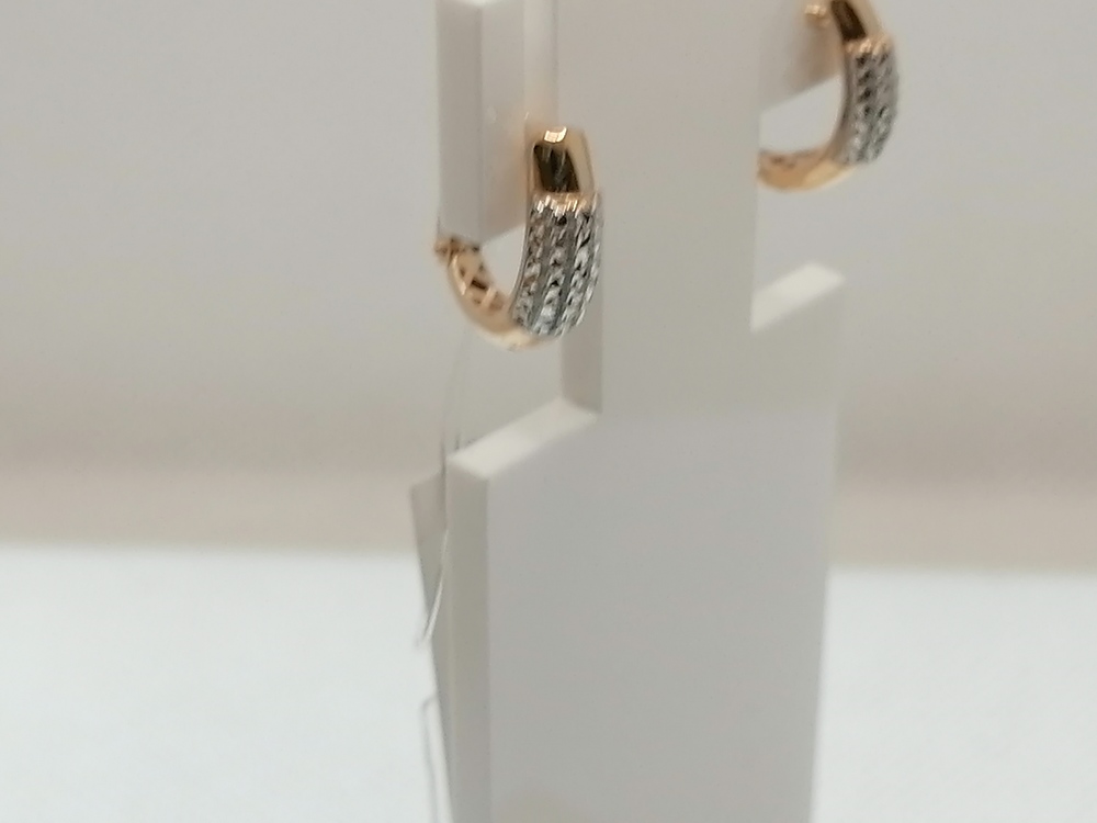 СЕРЬГИ БЕЗ КАМНЯ (Au 585)