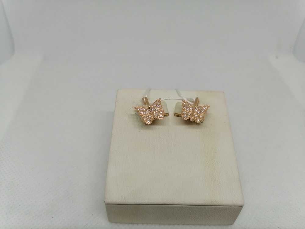 СЕРЬГИ С КАМНЯМИ (Au 585)