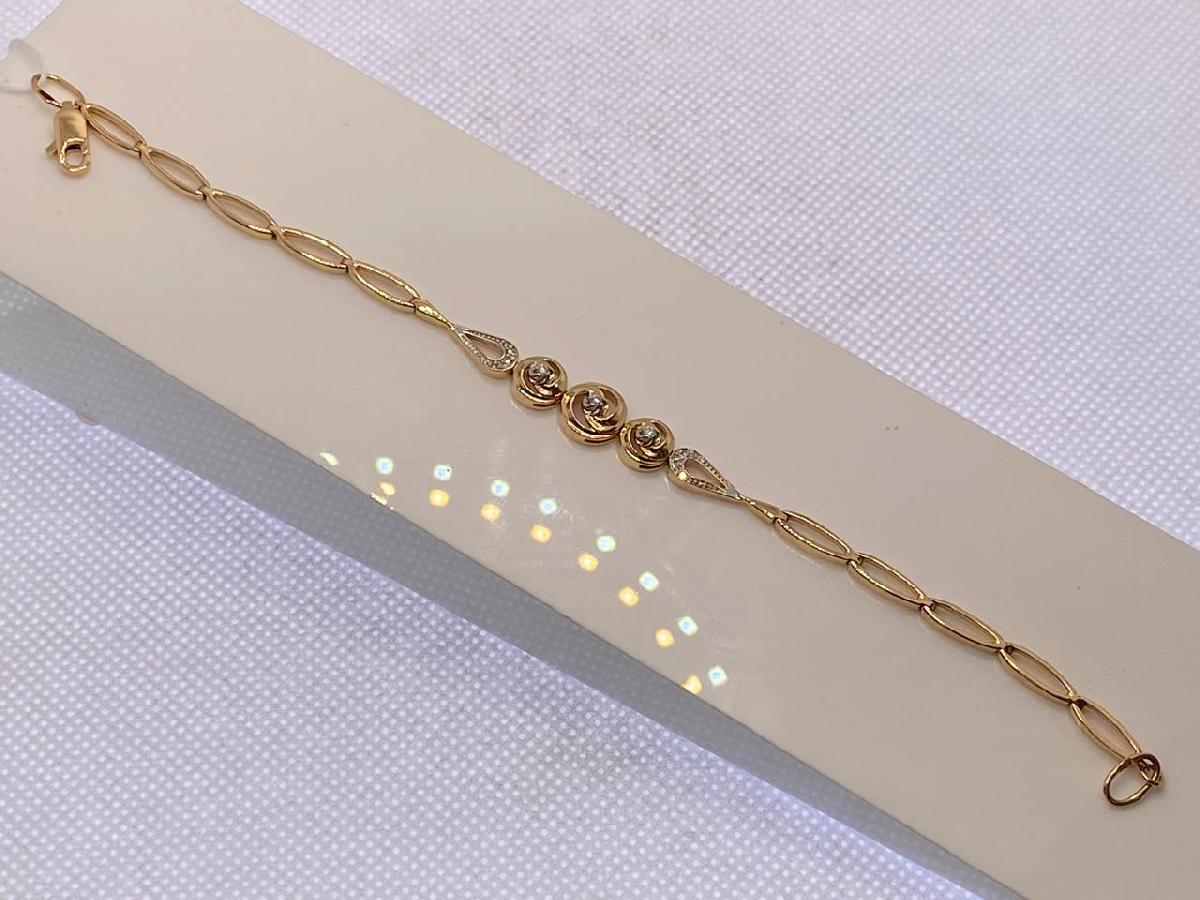 БРАСЛЕТ БРИЛЛИАНТ Au 585