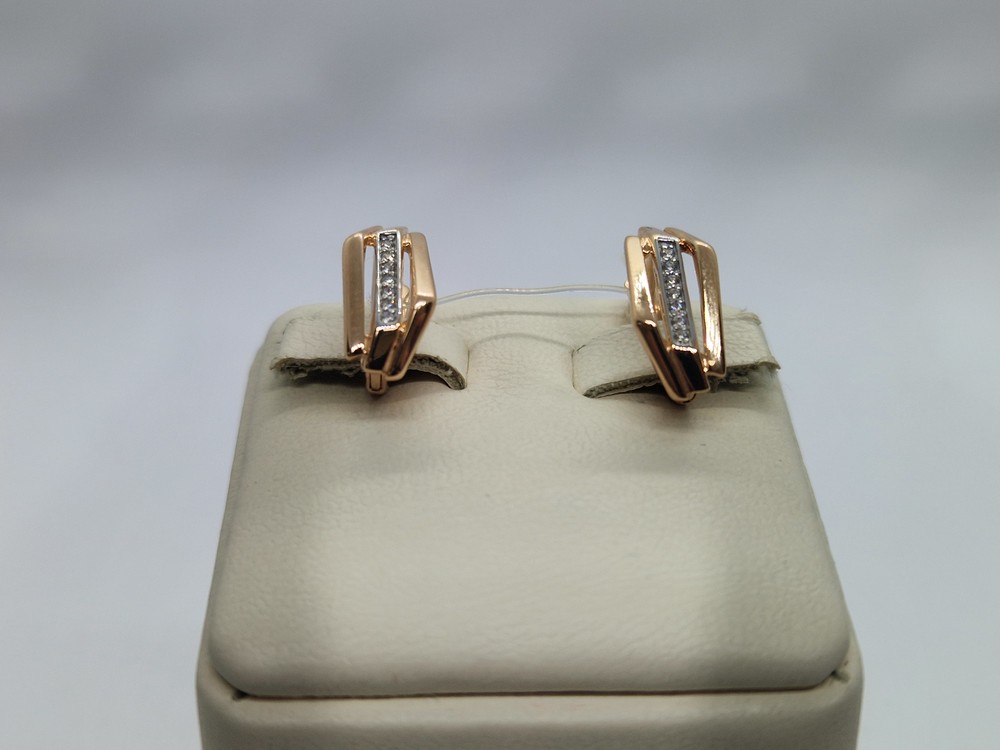 СЕРЬГИ С КАМНЯМИ (Au 585)