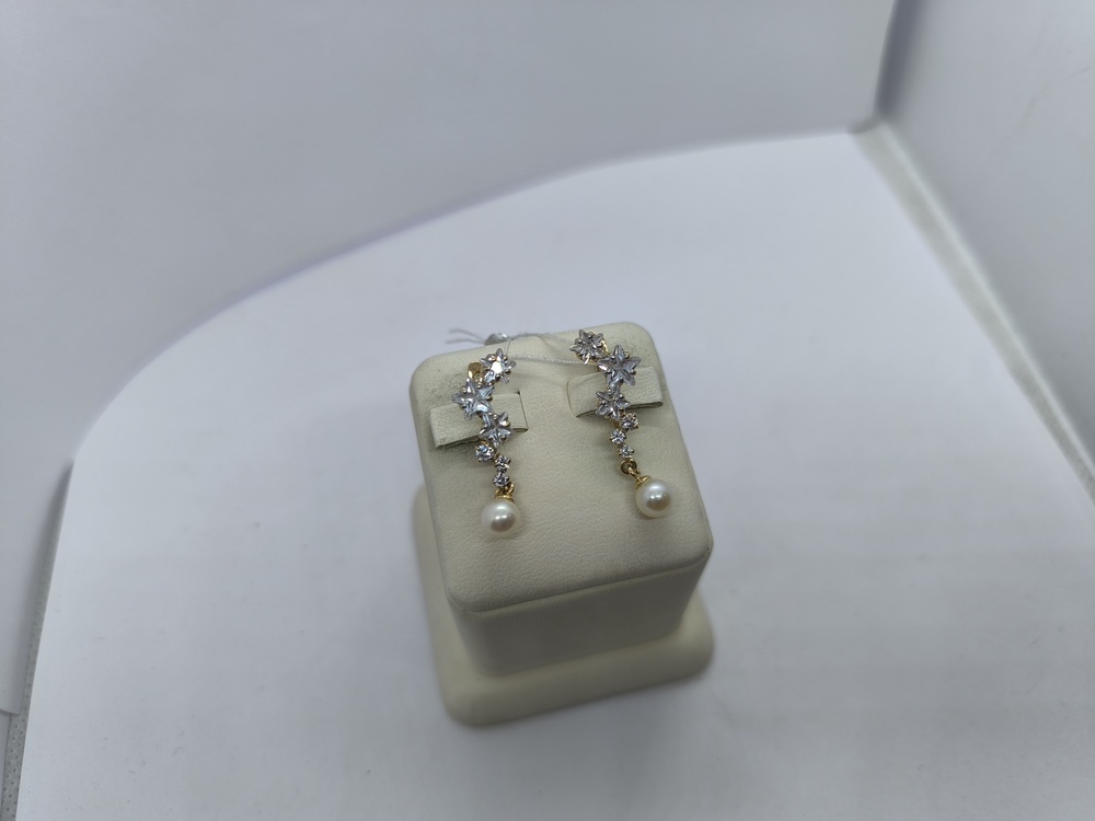 СЕРЬГИ С КАМНЯМИ (Au 585)