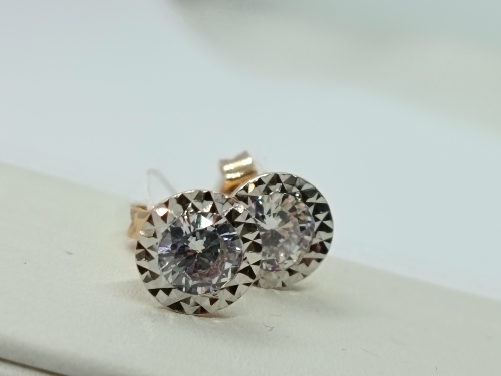 СЕРЬГИ ГВОЗДИКИ (Au 585)