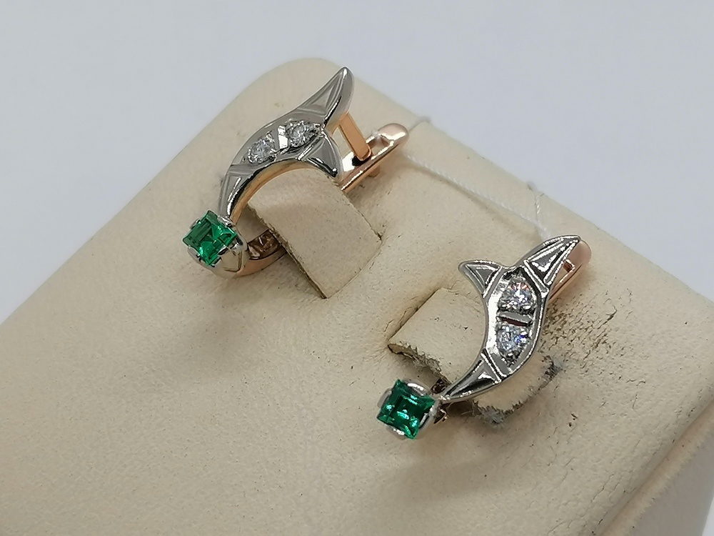 СЕРЬГИ БРИЛЛИАНТ (Au 585)