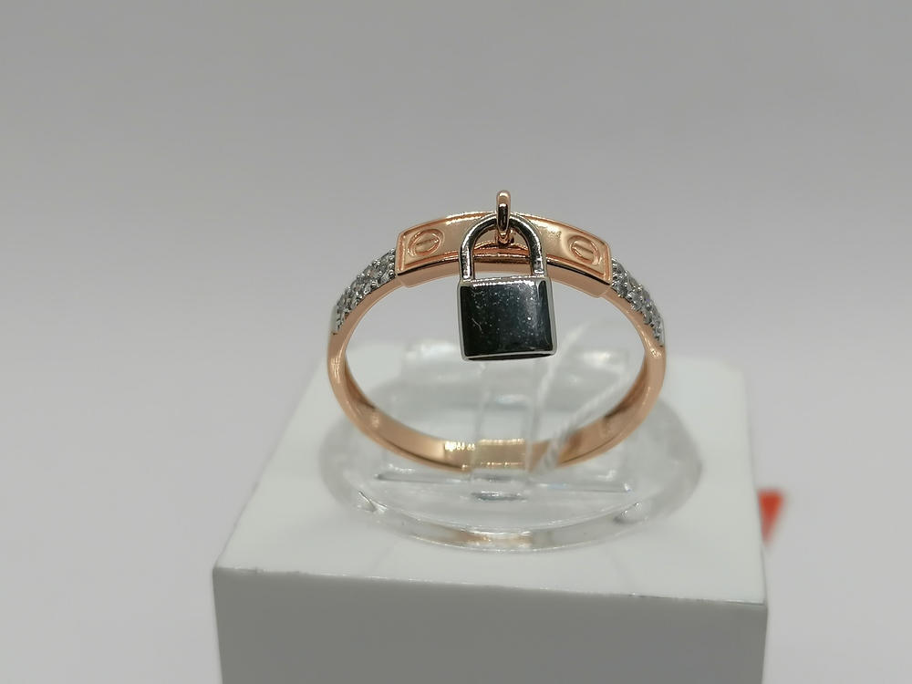 КОЛКМИ585 КОЛЬЦО С КАМНЯМИ (Au 585)