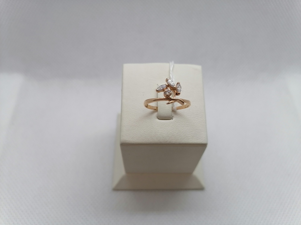 КОЛКМИ585 КОЛЬЦО С КАМНЯМИ (Au 585)