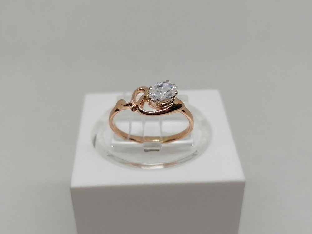 КОЛЬЦО С КАМНЕМ (Au 585)