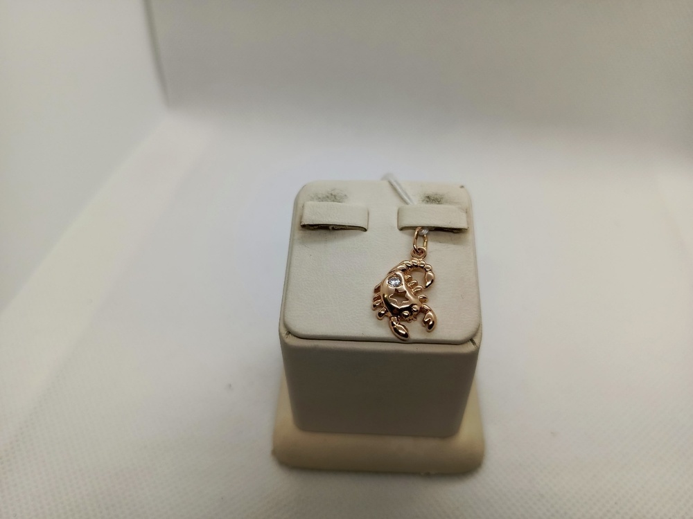 ПОДКМ585 ПОДВЕСКА С КАМНЕМ (Au 585)