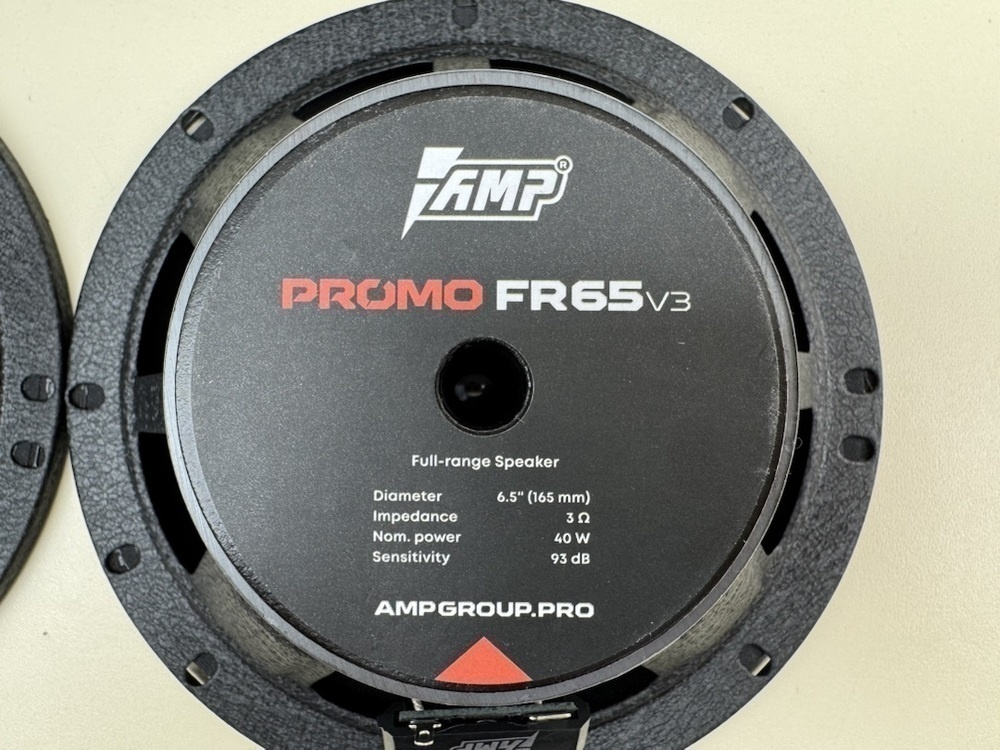 Автоакустика передняя AMP PROMO FR65 v3