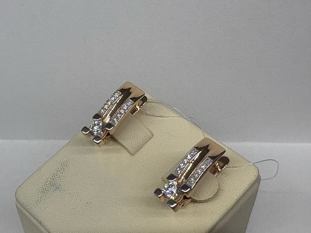 СЕРЬГИ С КАМНЯМИ (Au 585)