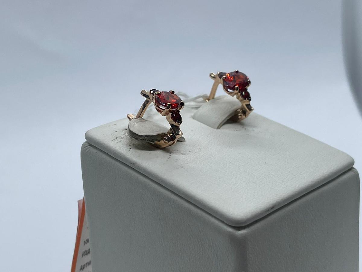 СЕРЬГИ С КАМНЯМИ (Au 585)