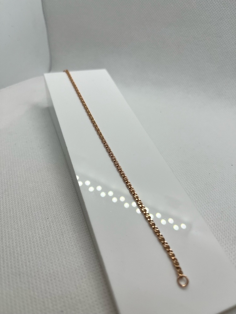 БРАСЛЕТ ПУСТОТЕЛЫЙ Якорное (Au 585)