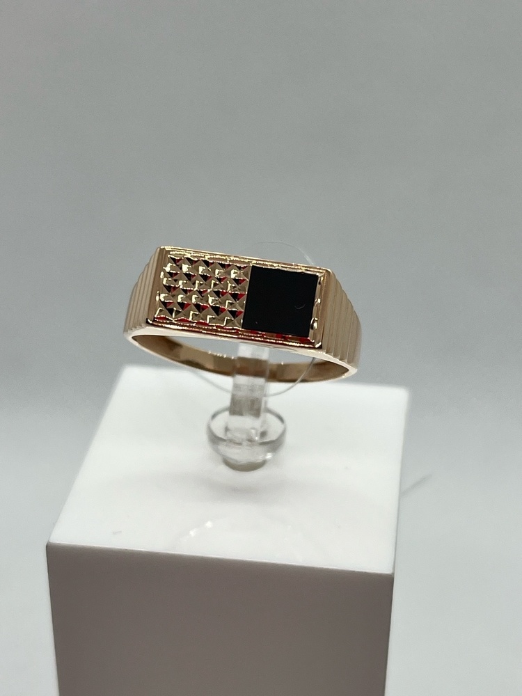 К11217783 КОЛЬЦО ПЕЧАТКА с камнем (Au 585)