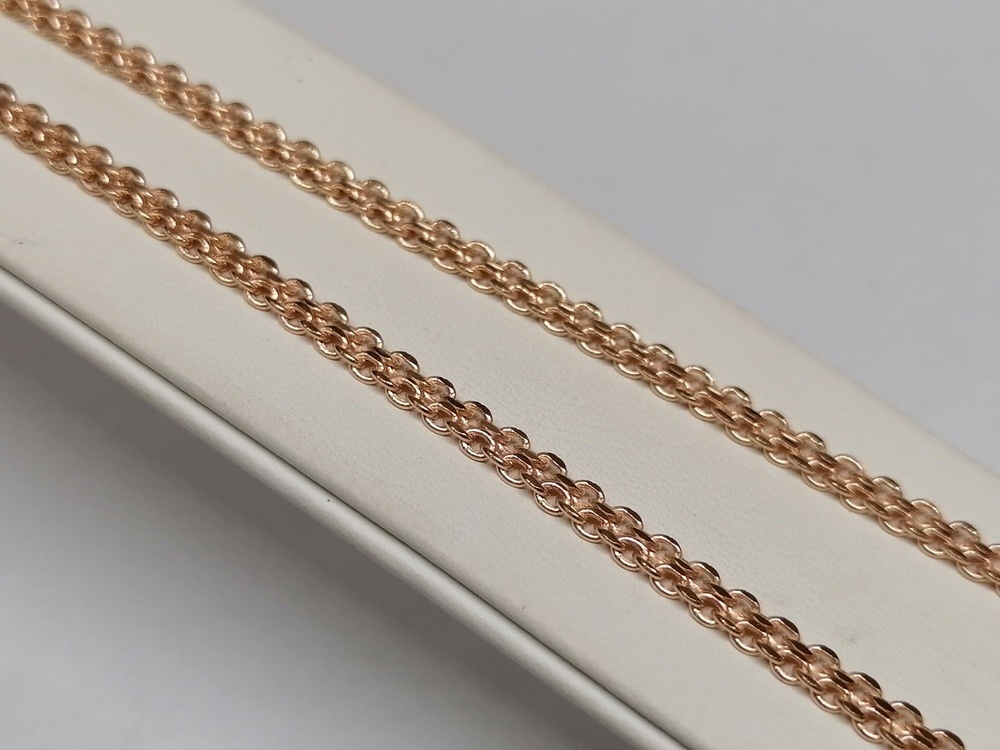 8050202П-45 ЦЕПЬ ПУСТОТЕЛАЯ Бисмарк машинный (Au 585)